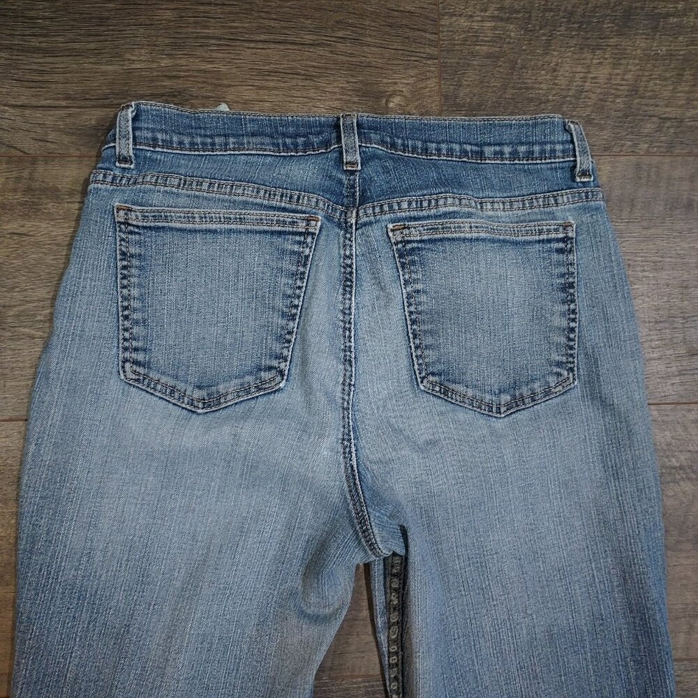 Thrashed Distressed DKNY Boot Cut Cotton Spandex Fits 30x30 size 10 - Picture 4 of 15